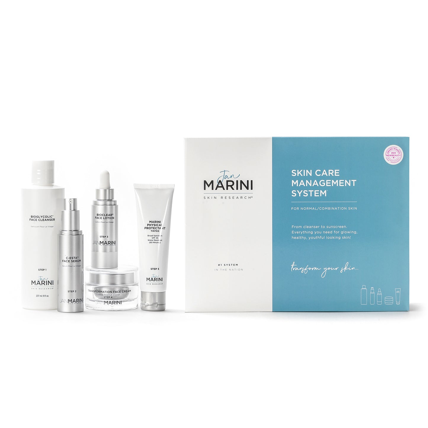 Jan Marini A Skin Care Management System - Normal Combo w/ MPP SPF45 Tinted